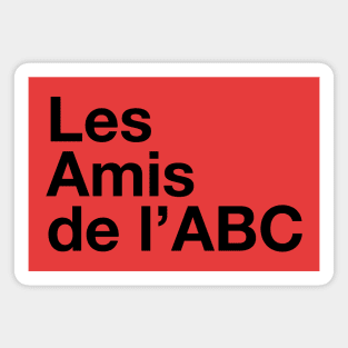 Les Amis de l'ABC letters Magnet